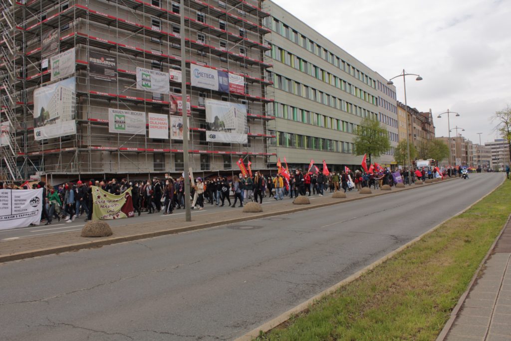 Demonstration Nürnberg 1. Mai.2021