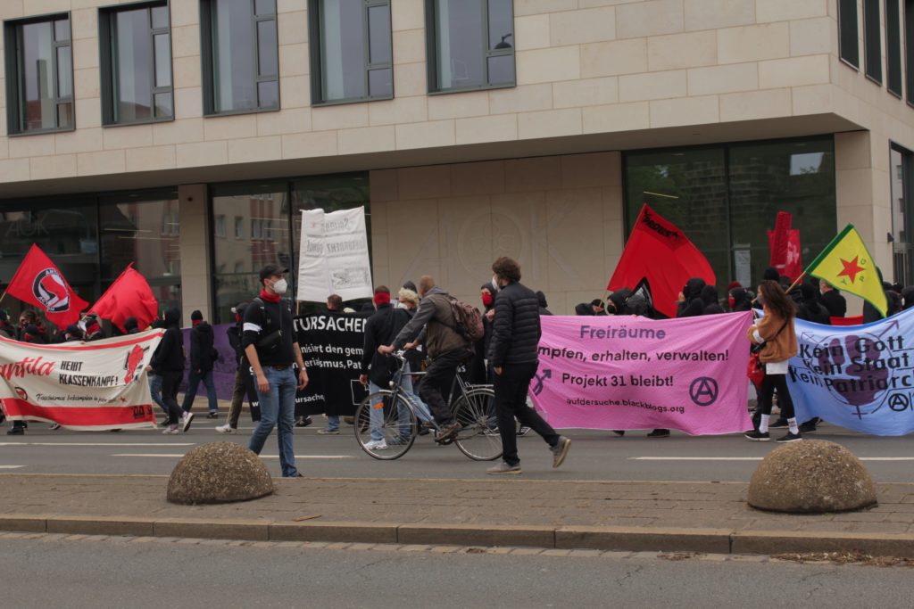 Demonstration Nürnberg 1. Mai.2021