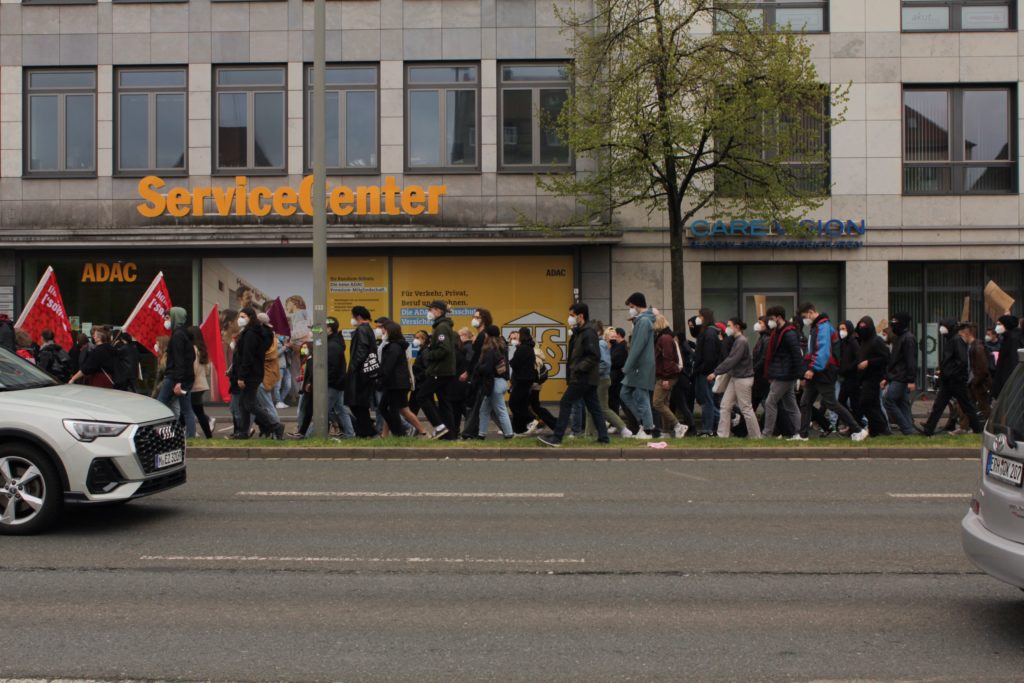 Demonstration Nürnberg 1. Mai.2021