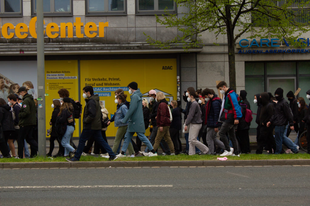 Demonstration Nürnberg 1. Mai.2021
