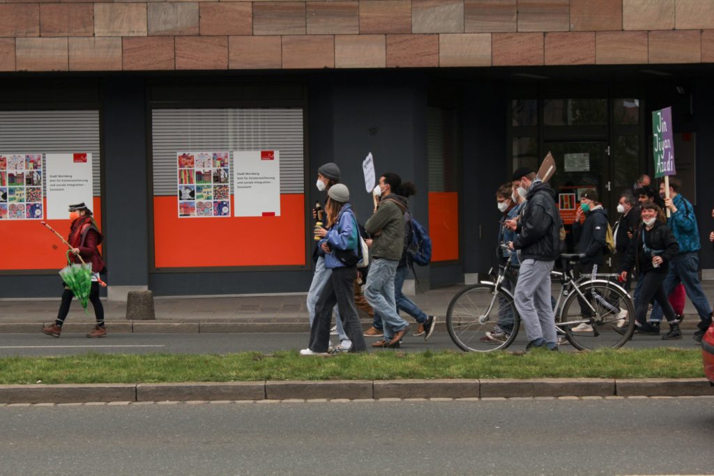 Demonstration Nürnberg 1. Mai.2021