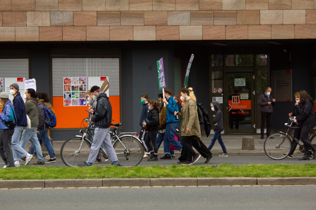 Demonstration Nürnberg 1. Mai.2021