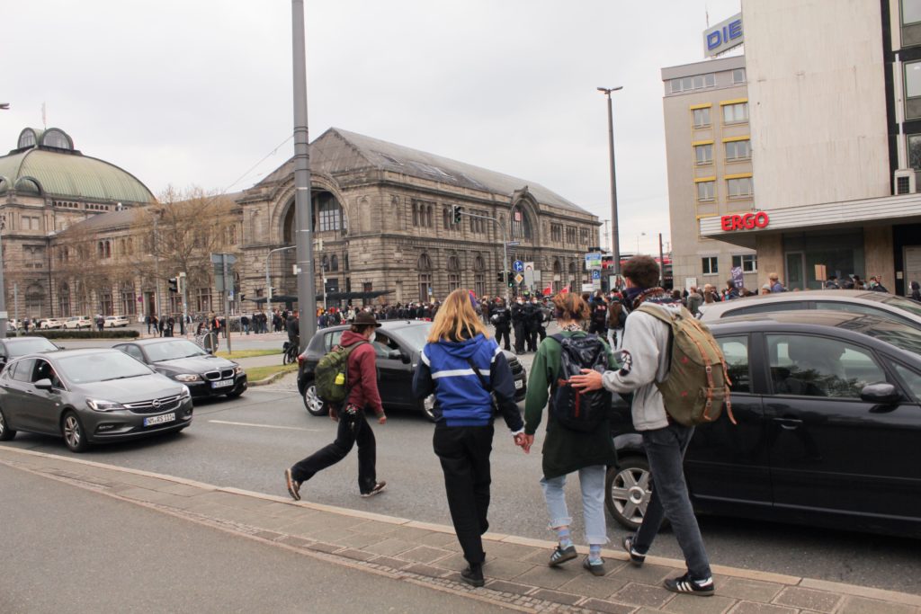 Demonstration Nürnberg 1. Mai.2021