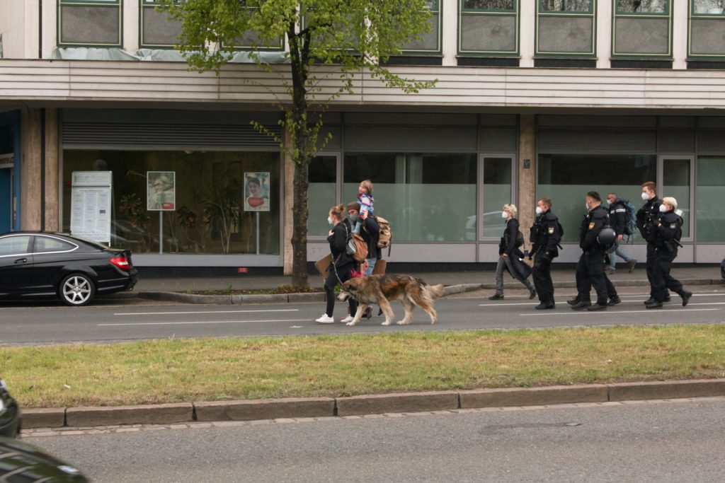 Demonstration Nürnberg 1. Mai.2021